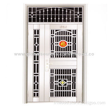 Steel Security Door with Cold Rolled Steel, Customized Orders are Welcome